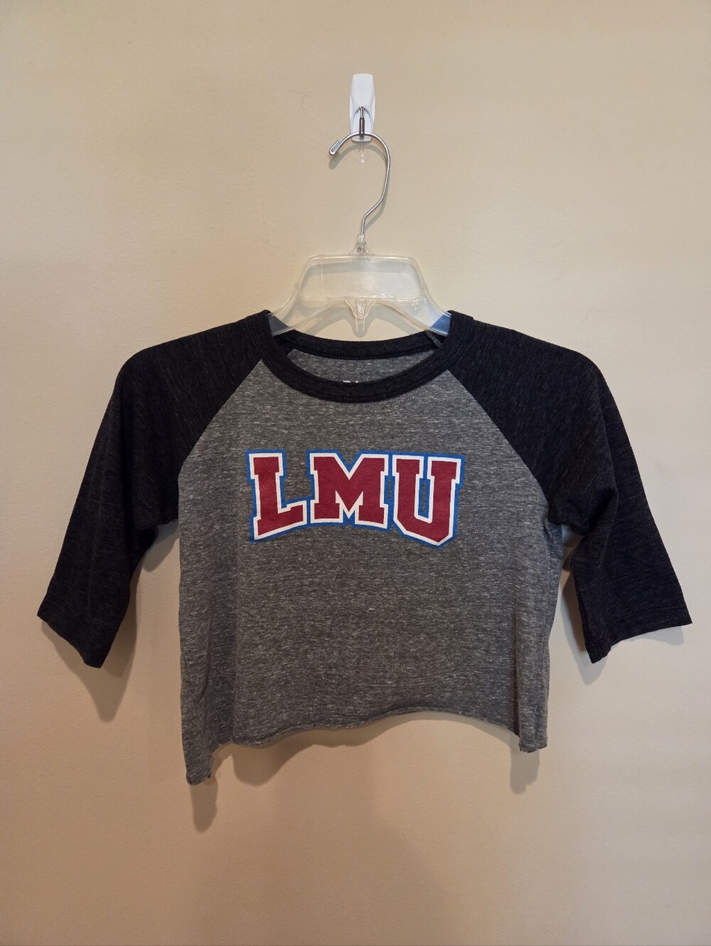 LMU Cropped Raglan Tee